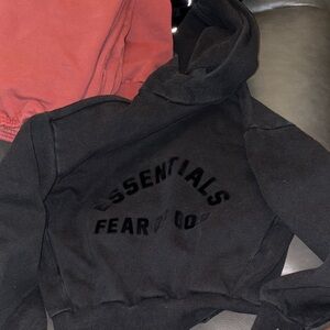 Fear of God Black Kids Hoodie